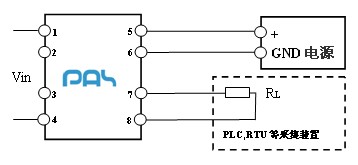 直流電壓變送器GDU1-C51接線圖