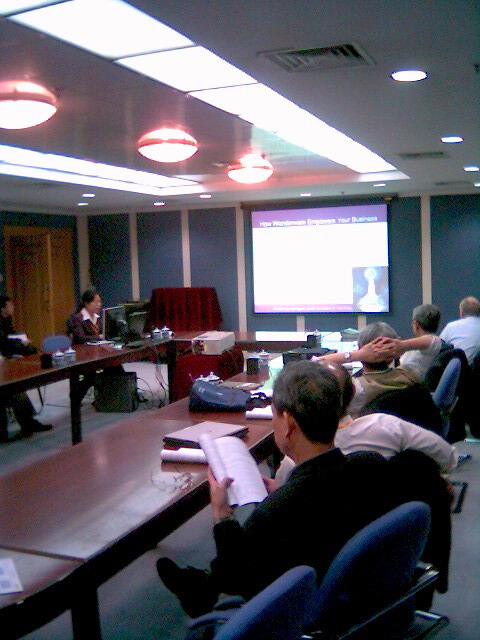 Wonderware客戶經理邵豔在論壇上發言