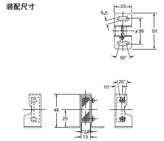 MS-RF21-1 ÓÃÓÚRF-210µÄ·´Éä¾µ°²×°Ö§¼Ü(ÁíÊÛ)