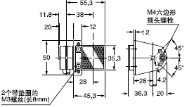 RF-220(·´Éä¾µ)×°Åä³ß´ç (½öÎª°²×°²¿·Ö)