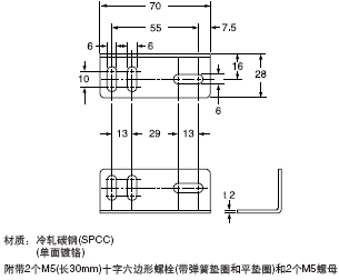 MS-N70 ´«¸ÐÆ÷°²×°Ö§¼Ü(¸½¼þ)
