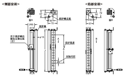 MC-SF2EH-¡õ ÕýÃæ±£»¤Ö§¼Ü(ÁíÊÛ)