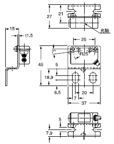 MS-CX2-5 ´«¸ÐÆ÷°²×°Ö§¼Ü(ÁíÊÛ)