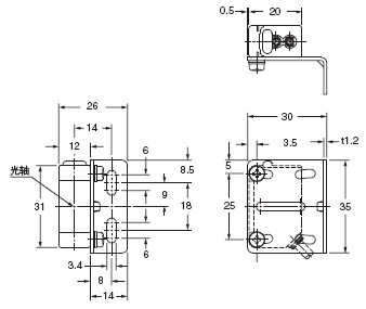 MS-CX-3 ´«¸ÐÆ÷°²×°Ö§¼Ü(ÁíÊÛ)