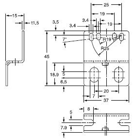 MS-CX2-5 ´«¸ÐÆ÷°²×°Ö§¼Ü(ÁíÊÛ)