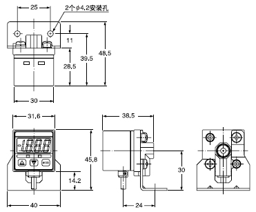 MS-DPX ±ê×¼ÐÍ´«¸ÐÆ÷°²×°Ö§¼Ü(ÁíÊÛ)
