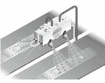 ´ÓÏàÁÚÒýµ¼¿ò´«ËÍ´øÉÏÐ¶ÔØµçºÉ