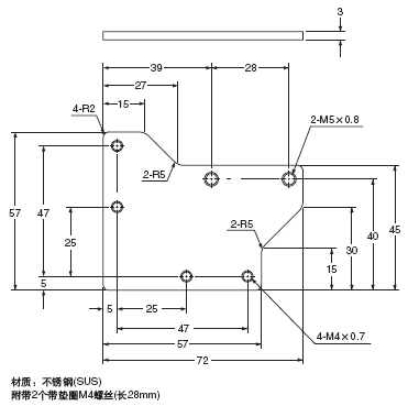 MS-LX-1 ´«¸ÐÆ÷°²×°Ö§¼Ü£¨ÁíÊÛ£©